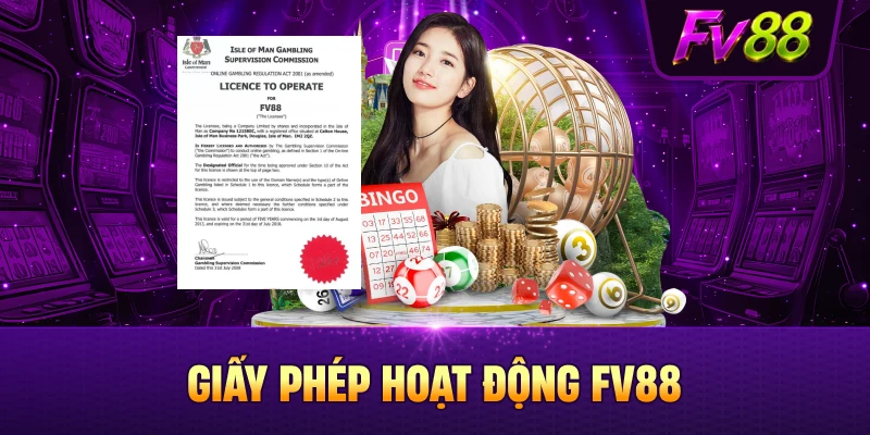 Khám phá các giấy phép hoạt động hợp pháp FV88