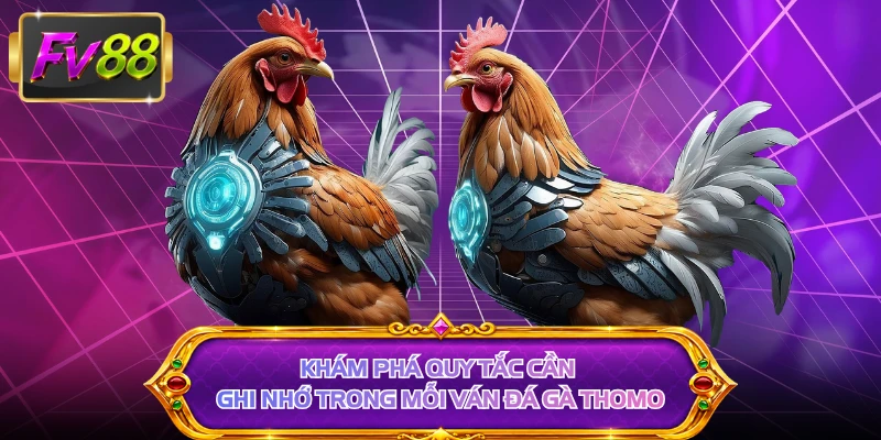Khám phá quy tắc cần ghi nhớ trong mỗi ván đá gà thomo